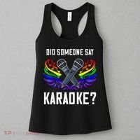 Karaoke Microphone Machine Music Singer Women's Tank Top thumb 3