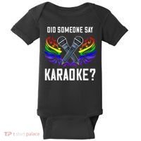 Karaoke Microphone Machine Music Singer Baby Bodysuit thumb 0