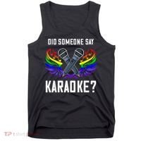 Karaoke Microphone Machine Music Singer Tank Top thumb 0