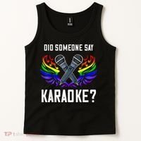 Karaoke Microphone Machine Music Singer Tank Top thumb 2