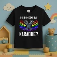 Karaoke Microphone Machine Music Singer Toddler T-Shirt thumb 3