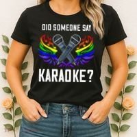 Karaoke Microphone Machine Music Singer Women's T-Shirt thumb 2