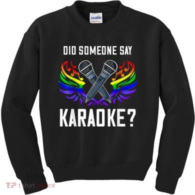 Karaoke Microphone Machine Music Singer Kids Sweatshirt