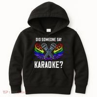 Karaoke Microphone Machine Music Singer Kids Hoodie thumb 0