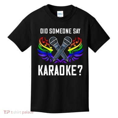Karaoke Microphone Machine Music Singer Kids T-Shirt