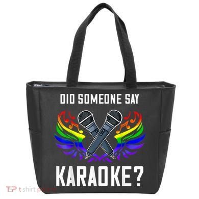 Karaoke Microphone Machine Music Singer Tote Bag
