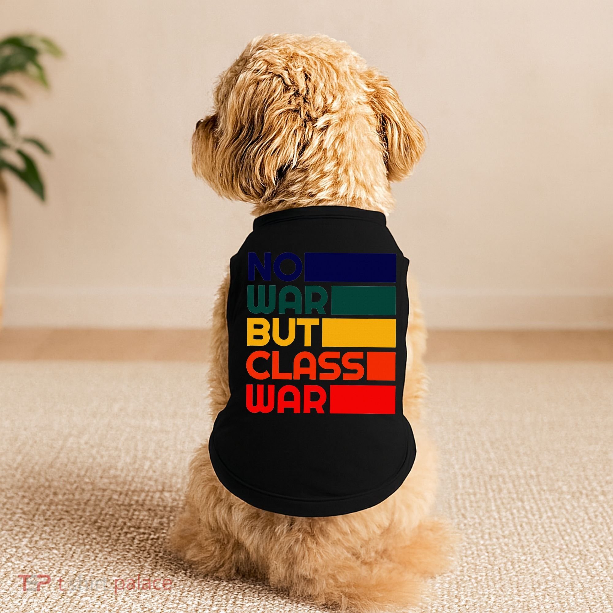 Karl Marx No War But Class War Radical Leftist Doggie Tank