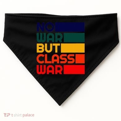 Karl Marx No War But Class War Radical Leftist USA-Made Doggie Bandana