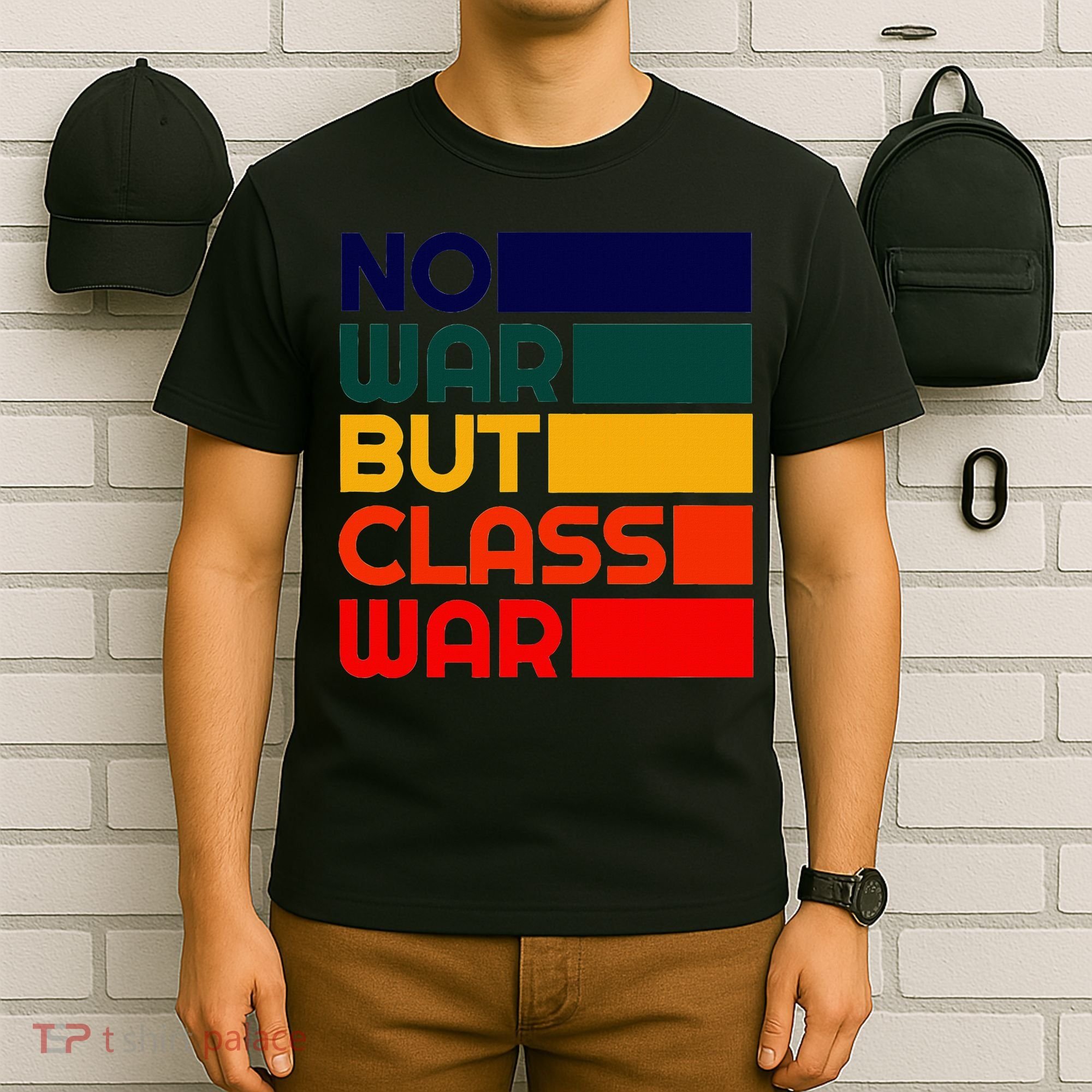 Karl Marx No War But Class War Radical Leftist T-Shirt