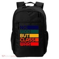 Karl Marx No War But Class War Radical Leftist Backpack thumb 0