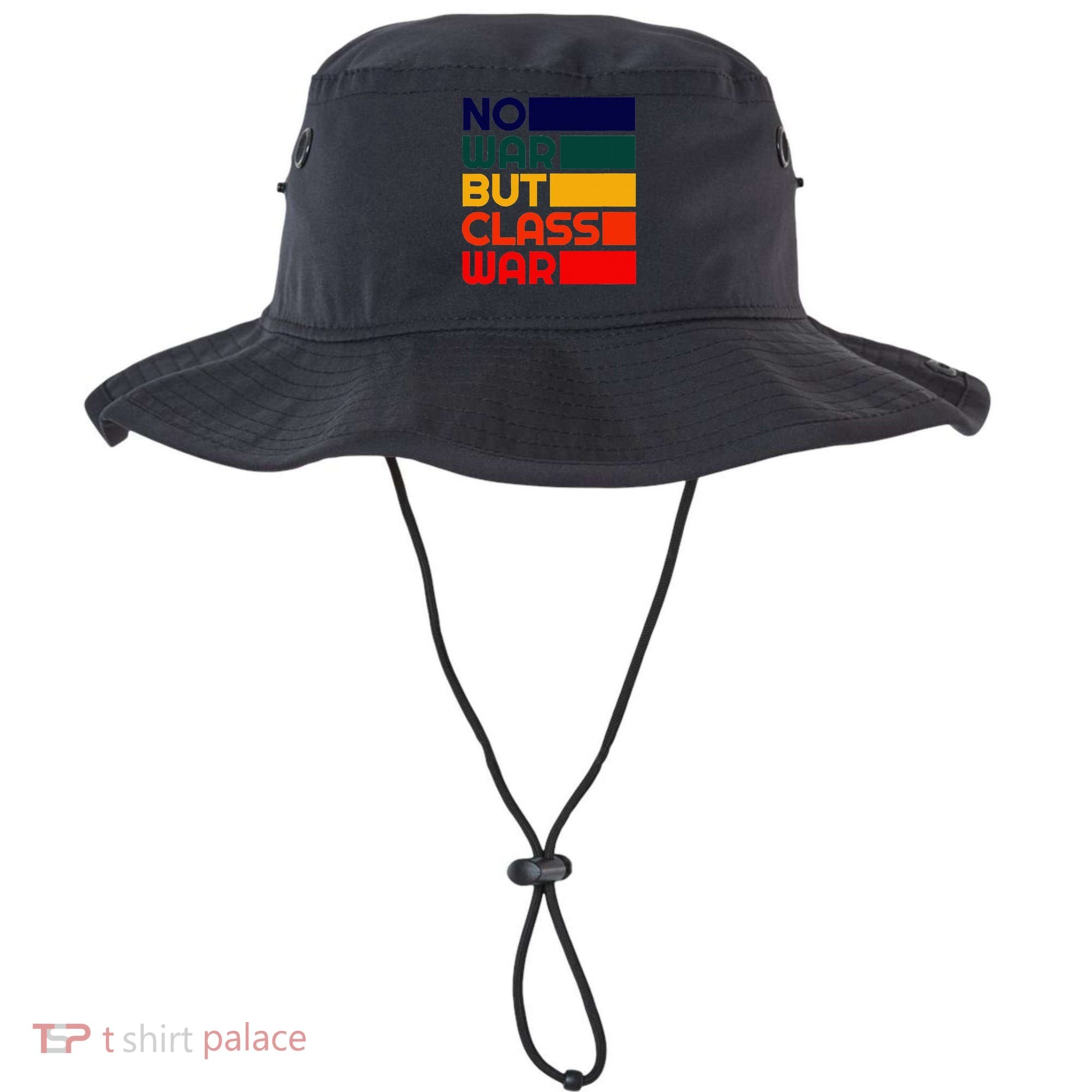 Karl Marx No War But Class War Radical Leftist Bucket Hat