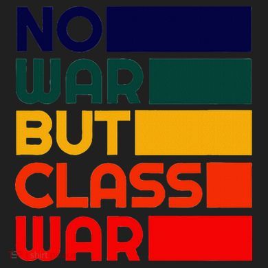 Karl Marx No War But Class War Radical Leftist Urban Oversized Heavyweight T-Shirt