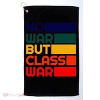 Karl Marx No War But Class War Radical Leftist Golf Towel thumb 0