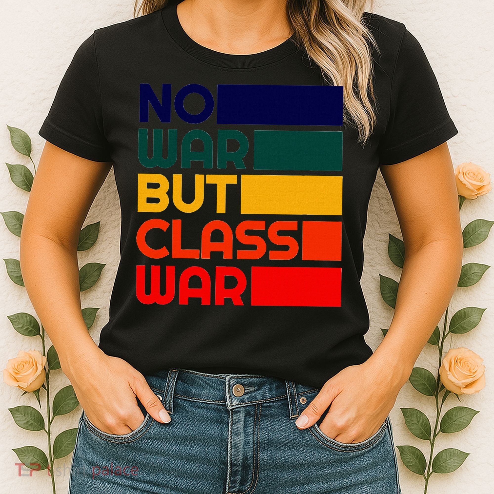 Karl Marx No War But Class War Radical Leftist Women's T-Shirt