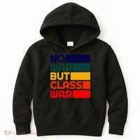 Karl Marx No War But Class War Radical Leftist Kids Hoodie thumb 0