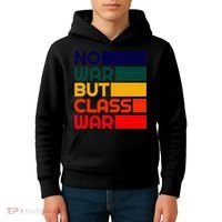 Karl Marx No War But Class War Radical Leftist Kids Hoodie thumb 4