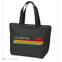 Kalamazoo Michigan Retro Tote Bag thumb 3
