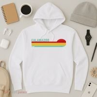 Kalamazoo Michigan Retro Hoodie thumb 3