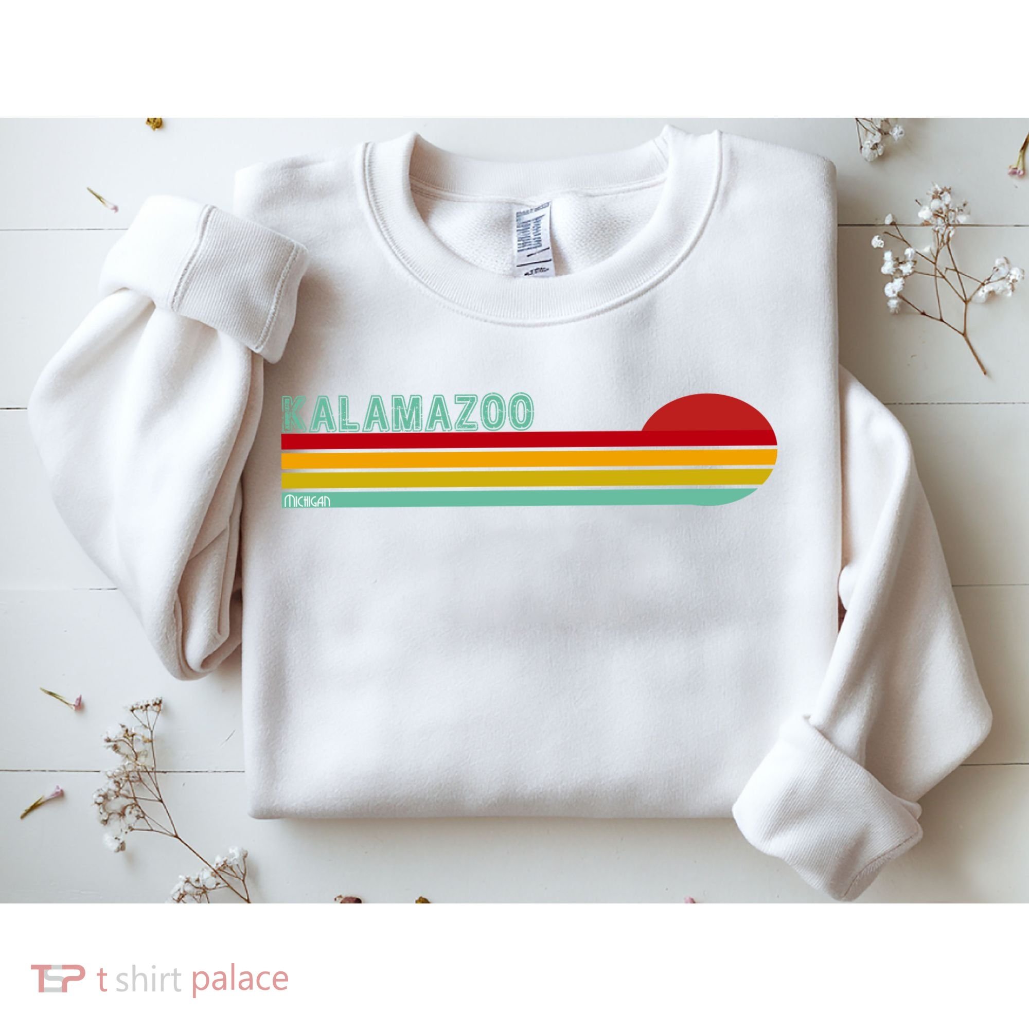 Kalamazoo Michigan Retro Sweatshirt