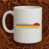 Kalamazoo Michigan Retro Coffee Mug thumb 2