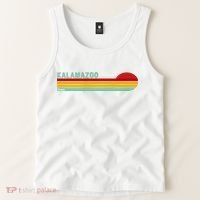 Kalamazoo Michigan Retro Tank Top thumb 2