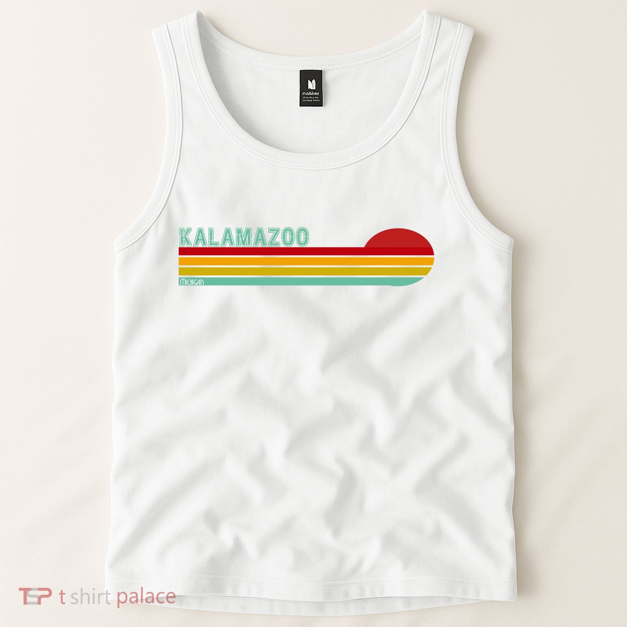 Kalamazoo Michigan Retro Tank Top