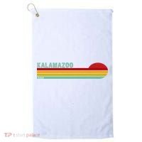 Kalamazoo Michigan Retro Golf Towel thumb 0