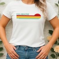 Kalamazoo Michigan Retro Women's T-Shirt thumb 2