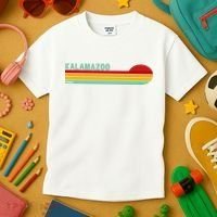 Kalamazoo Michigan Retro Kids T-Shirt thumb 3