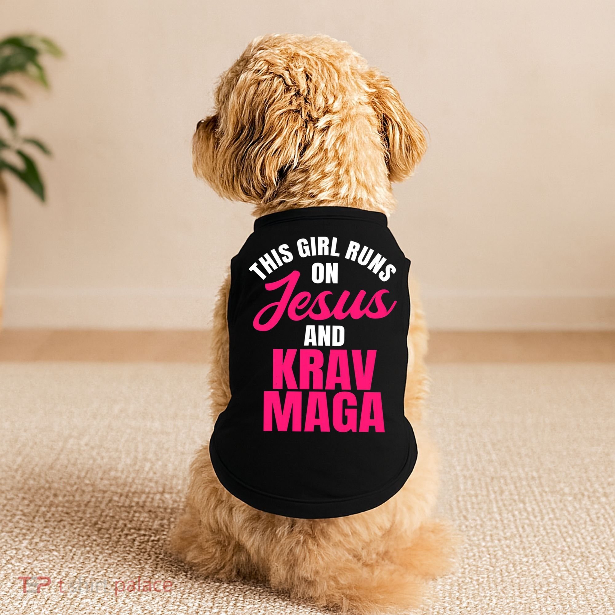 Krav Maga Run On Jesus MMA Self Defense Contact Combat Doggie Tank