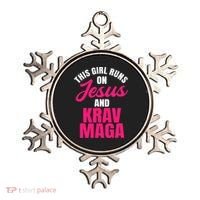 Krav Maga Run On Jesus MMA Self Defense Contact Combat Ornament thumb 0