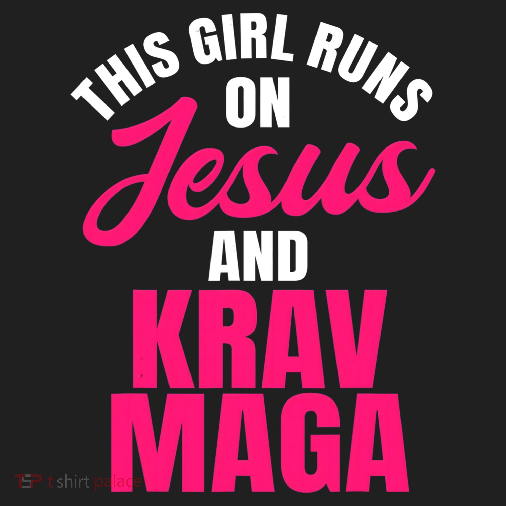 Krav Maga Run On Jesus MMA Self Defense Contact Combat Golf Towel
