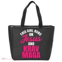 Krav Maga Run On Jesus MMA Self Defense Contact Combat Tote Bag thumb 0