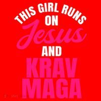 Krav Maga Run On Jesus MMA Self Defense Contact Combat Santa Hat thumb 1