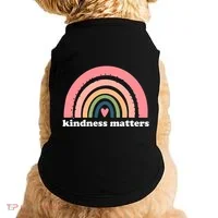 Kindness Matters Rainbow Heart Doggie Tank thumb 0