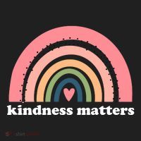 Kindness Matters Rainbow Heart Beanie thumb 2
