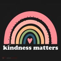 Kindness Matters Rainbow Heart Polo thumb 3