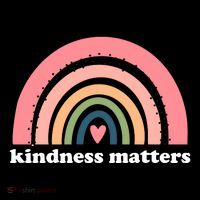 Kindness Matters Rainbow Heart Ornament thumb 1