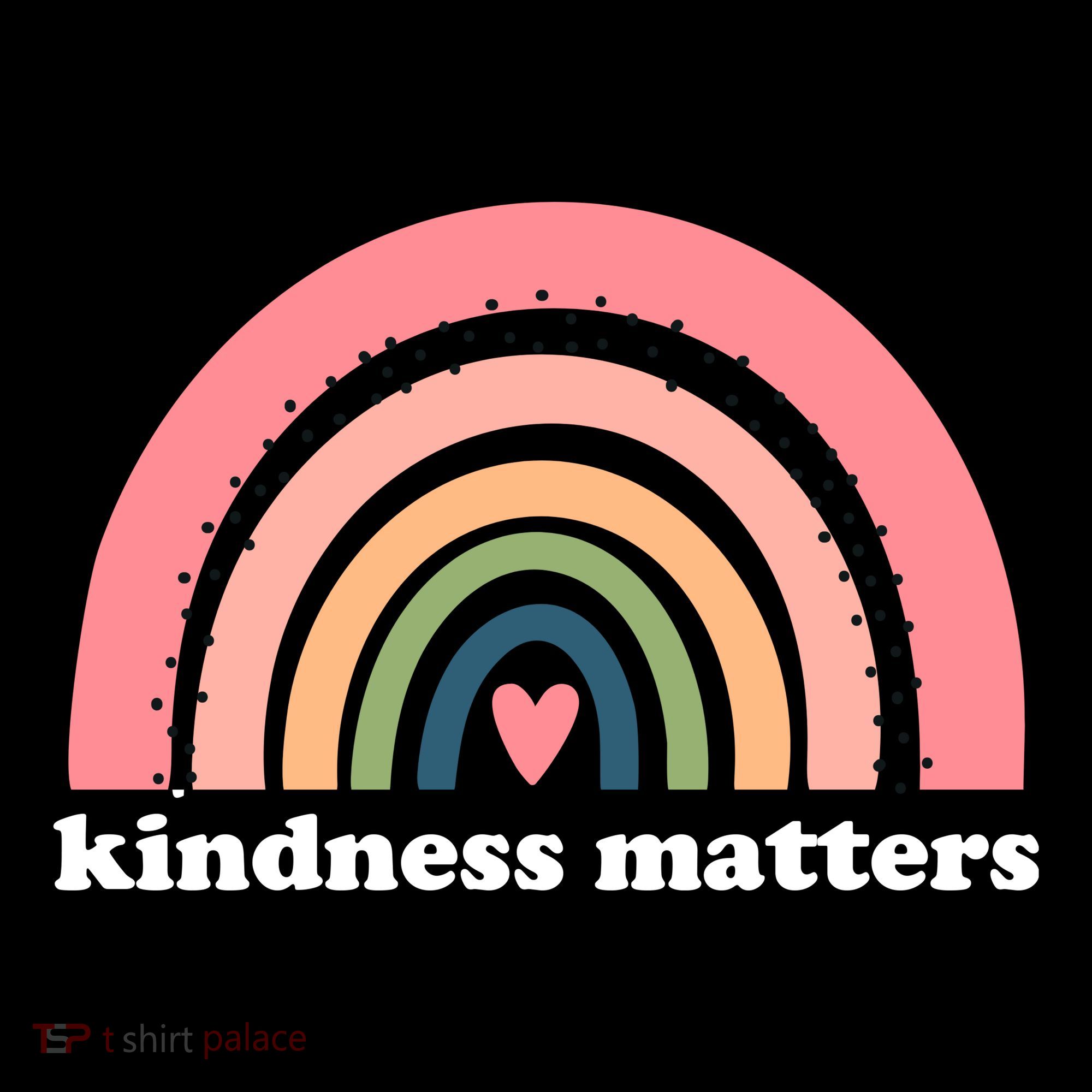 Kindness Matters Rainbow Heart Ornament