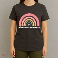 Kindness Matters Rainbow Heart T-Shirt thumb 4