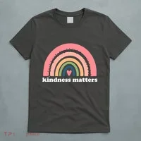Kindness Matters Rainbow Heart T-Shirt thumb 5