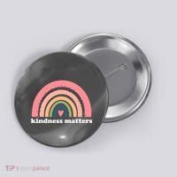 Kindness Matters Rainbow Heart Button thumb 0