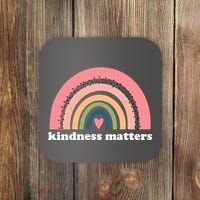 Kindness Matters Rainbow Heart Coaster thumb 0
