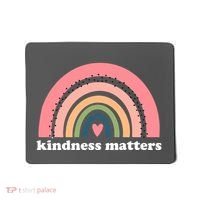 Kindness Matters Rainbow Heart Mousepad thumb 0