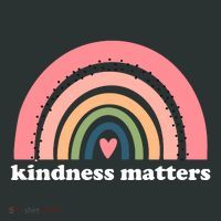 Kindness Matters Rainbow Heart Baby Bodysuit thumb 2
