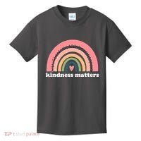 Kindness Matters Rainbow Heart Kids T-Shirt thumb 0