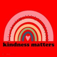 Kindness Matters Rainbow Heart Santa Hat thumb 1