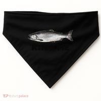 King Me Salmon Fishing USA-Made Doggie Bandana thumb 0