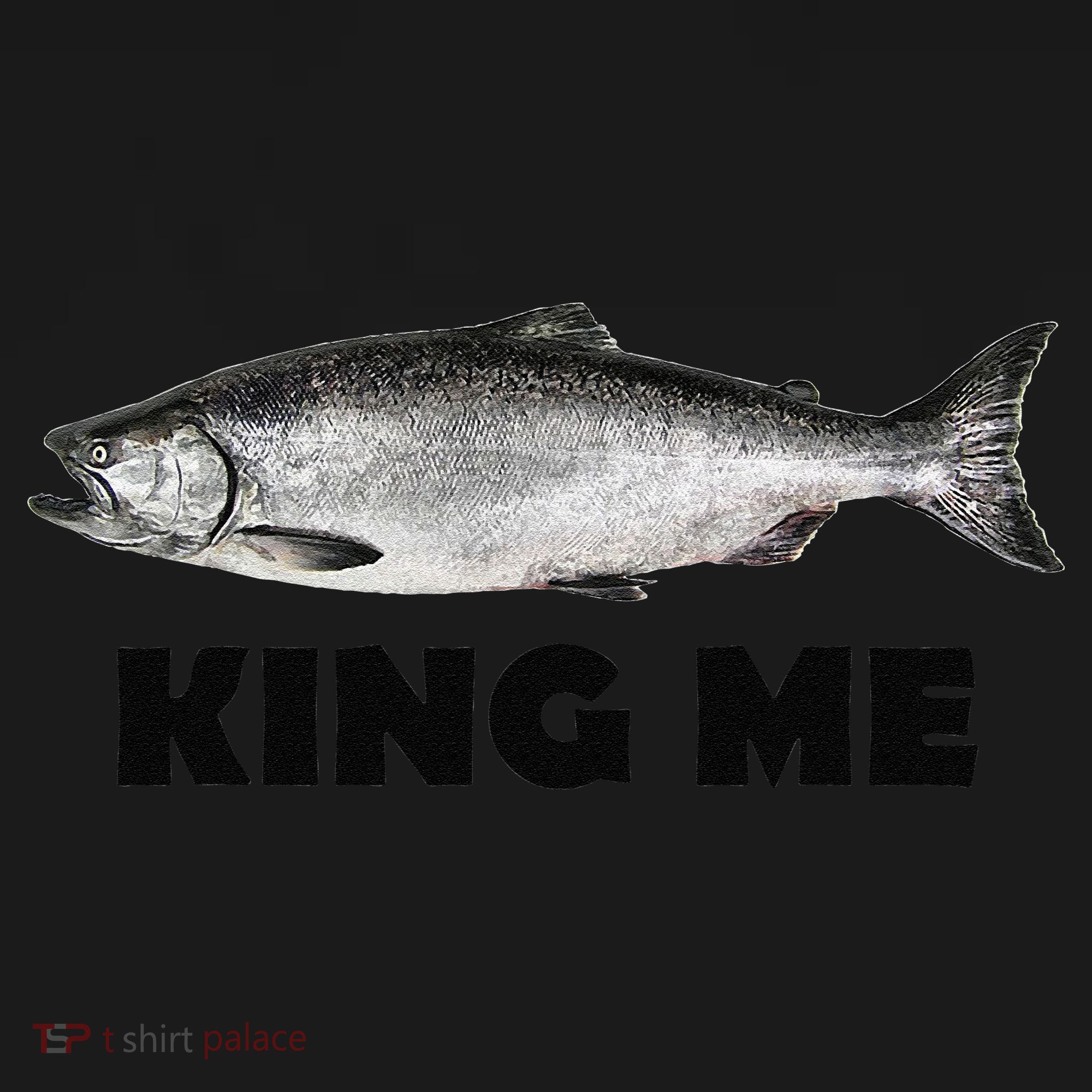 King Me Salmon Fishing Apron