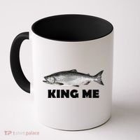 King Me Salmon Fishing Coffee Mug thumb 0